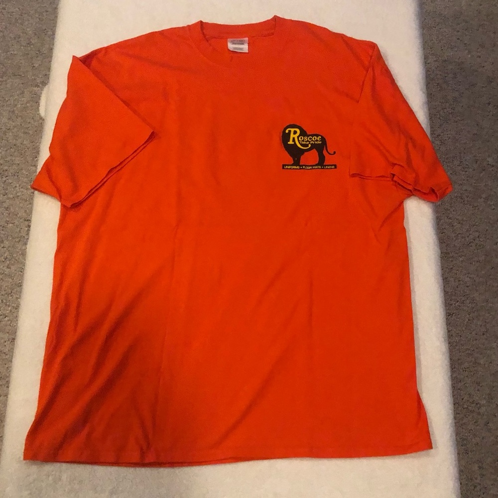 C Port & Co Orange Roscoe Short Sleeve T-Shirt 2XL